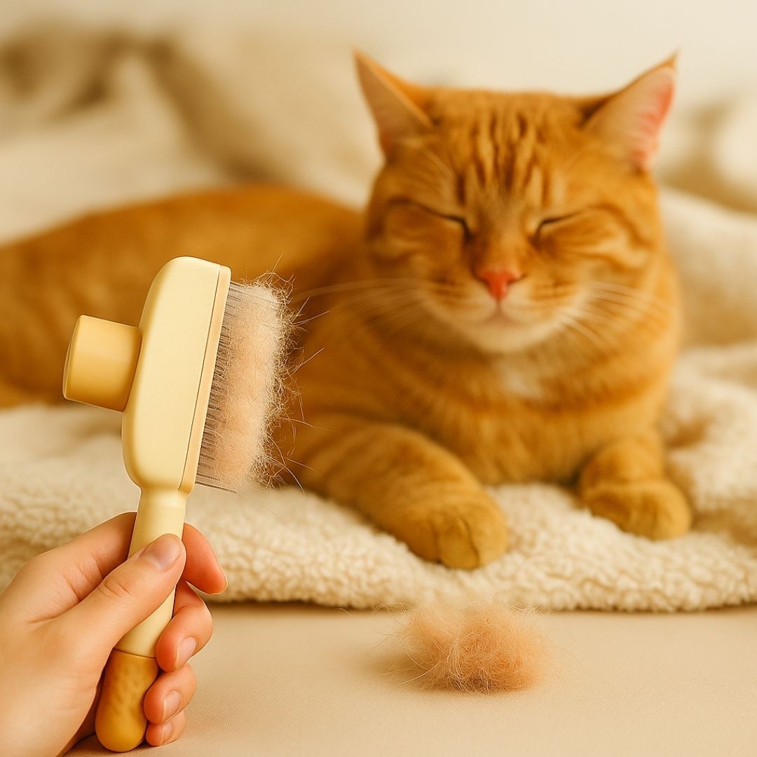 PatouBrush™ – Brosse anti-poils morts